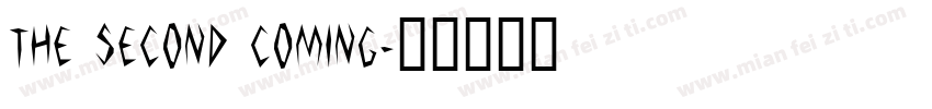 The Second Coming字体转换